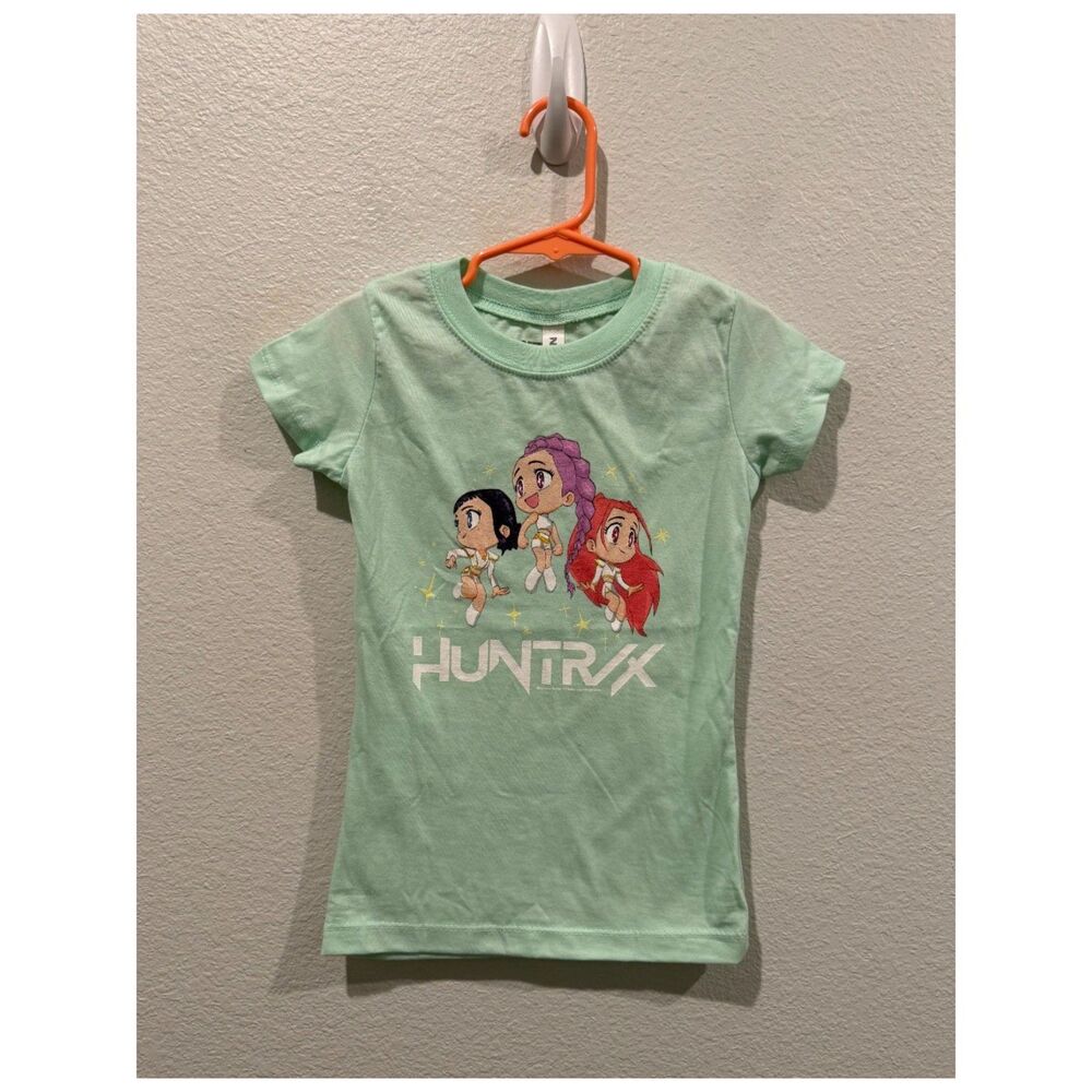 NETFLIX KPop Demon Hunters Chibi Trio Huntrix Mint TShirt